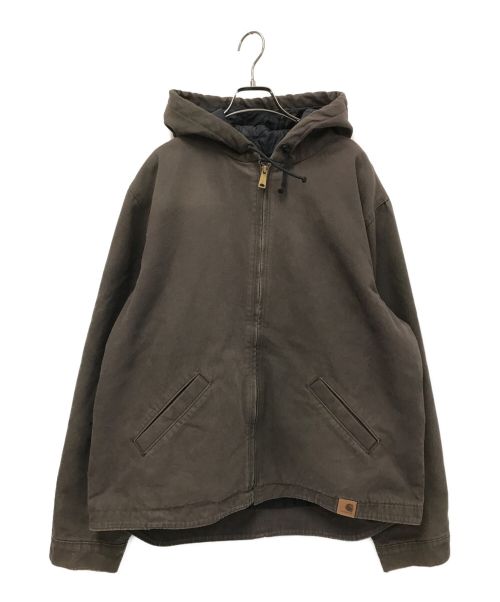 CarHartt（カーハート）CarHartt (カーハート) ダック地アクティブジャケット ブラウン サイズ:XLの古着・服飾アイテム