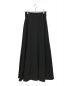 CLANE（クラネ）の古着「W FACE FRONT ZIP FLARE SKIRT」｜ブラック