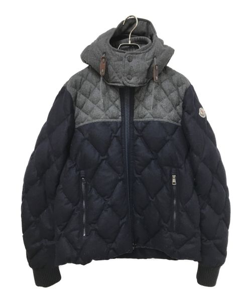 MONCLER（モンクレール）MONCLER (モンクレール) LABASTIDE/ダウンジャケット ネイビー×グレー サイズ:2の古着・服飾アイテム