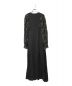 Uttrykk (ユートリーク) Rayon Twill JQ-Sleeve Wrap Dress ブラウン サイズ:38 未使用品：5000円