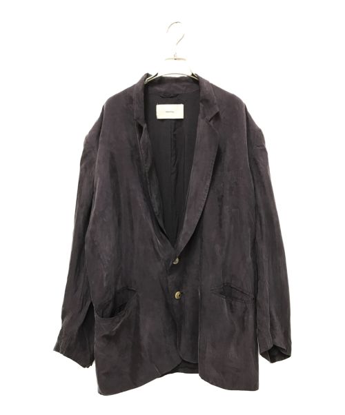 TODAYFUL（トゥデイフル）TODAYFUL (トゥデイフル) Satin Over Jacket パープル サイズ:38の古着・服飾アイテム