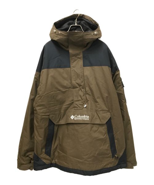 Columbia（コロンビア）Columbia (コロンビア) Challenger Pullover オリーブ×ブラック サイズ:Lの古着・服飾アイテム