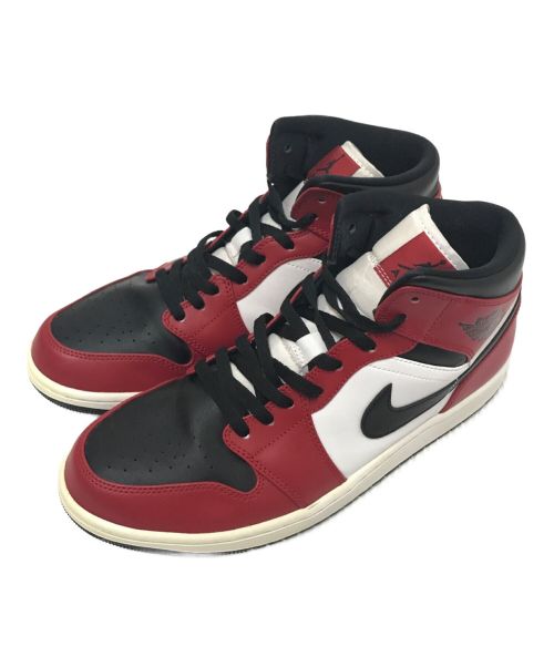 NIKE（ナイキ）NIKE (ナイキ) AIR JORDA 1 MID ブラック×レッド サイズ:29.0cmの古着・服飾アイテム