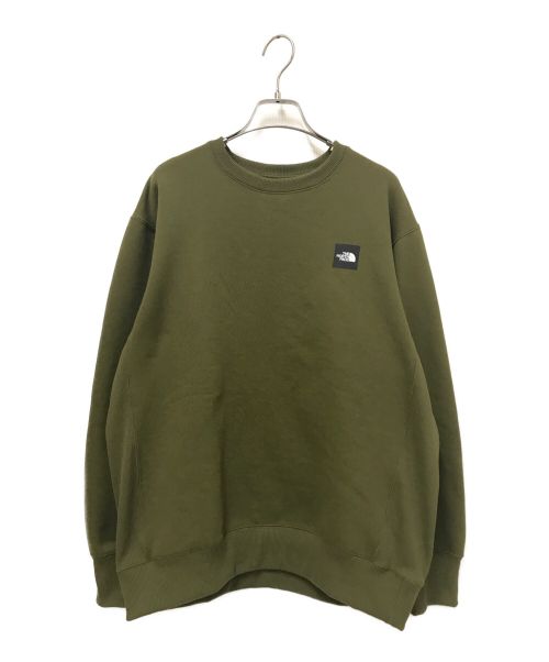 THE NORTH FACE（ザ ノース フェイス）THE NORTH FACE (ザ ノース フェイス) Square Logo CREW オリーブ サイズ:Mの古着・服飾アイテム