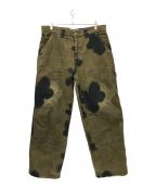 stussyステューシー）の古着「Floral Dye Work Pant」｜ブラウン