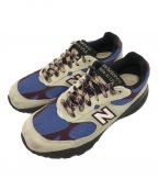 NEW BALANCE×Aime Leon Doreニューバランス×エメレオンドレ）の古着「ローカットスニーカー」｜ブルー×ベージュ