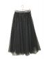 BORDERS at BALCONY (ボーダーズアットバルコニー) TULLE DOTS SKIRT ブラック サイズ:36：19800円