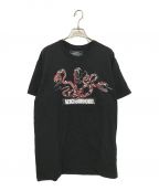 NEIGHBORHOODネイバーフッド）の古着「RATTLESNAKE 2/C SS TEE」｜ブラック