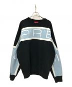 SUPREMEシュプリーム）の古着「Paneled Crewneck」｜ブラック