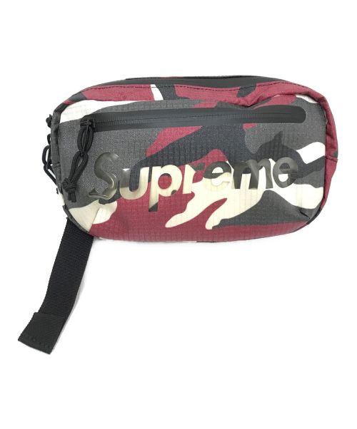 SUPREME（シュプリーム）SUPREME (シュプリーム) Waist Bag ブラック×レッド サイズ:下記参照の古着・服飾アイテム