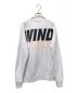 WIND AND SEA (ウィンダンシー) ロゴプリントスウェット ホワイト サイズ:M：4800円