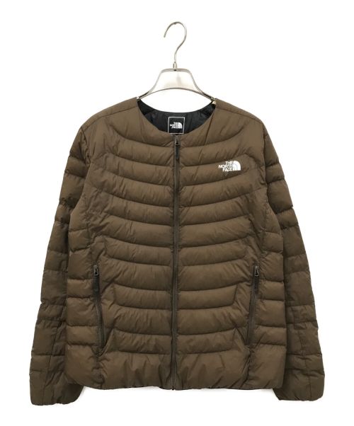 THE NORTH FACE（ザ ノース フェイス）THE NORTH FACE (ザ ノース フェイス) Thunder Roundneck Jacket ブラウン サイズ:Lの古着・服飾アイテム