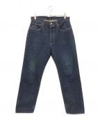 A.PRESSEアプレッセ）の古着「Washed Denim Pants E」｜インディゴ