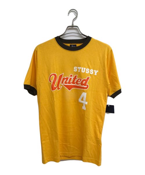 OLD STUSSY（オールドステューシー）OLD STUSSY (オールドステューシー) 90's リンガーTシャツ イエロー サイズ:Sの古着・服飾アイテム