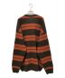 POP TRADING COMPANY (ポップトレーディングカンパニー) BEAUTY&YOUTH (ビューティーアンドユース) Striped Knitted Cardigan ブラウン×オレンジ サイズ:L：10000円