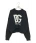 DOLCE & GABBANA（ドルチェ＆ガッバーナ）の古着「BLACK Loose-fitting sweater」｜ブラック