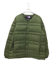 THE NORTHFACE PURPLELABEL（ザ・ノースフェイス パープルレーベル）の古着「Down Cardigan」｜オリーブ