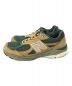 NEW BALANCE (ニューバランス) ローカットスニーカー ベージュ×グリーン サイズ:29.0cm：14800円