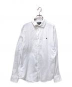 Vivienne Westwood manヴィヴィアン ウェストウッド マン）の古着「オーブ刺繍総柄シャツ」｜ホワイト