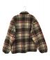 WOOLRICH (ウールリッチ) チェックボアジャケット ブラウン サイズ:L：4480円