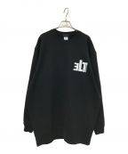 ELT designイーエルティデザイン）の古着「ELT logo sweat crew」｜ブラック