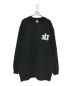 ELT design（イーエルティデザイン）の古着「ELT logo sweat crew」｜ブラック