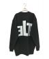 ELT design (イーエルティデザイン) ELT logo sweat crew ブラック サイズ:XXL：4800円