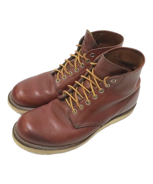 RED WING（レッドウィング）RED WING (レッドウィング) 6インチプレーントゥブーツ ブラウン サイズ:26.0cmの古着・服飾アイテム