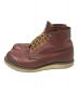 RED WING (レッドウィング) 6インチプレーントゥブーツ ブラウン サイズ:26.0cm：9800円