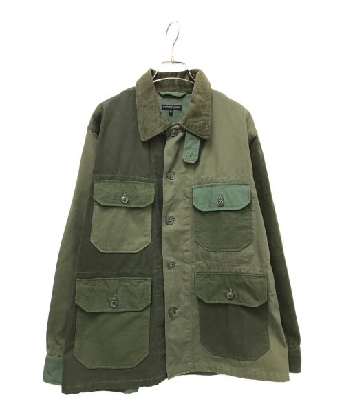 Engineered Garments（エンジニアド ガーメンツ）Engineered Garments (エンジニアド ガーメンツ) BEAMS PLUS (ビームスプラス) 別注 CAMP JACKET オリーブ サイズ:Sの古着・服飾アイテム