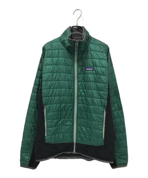 Patagonia（パタゴニア）Patagonia (パタゴニア) ナノパフハイブリットジャケット グリーン サイズ:Mの古着・服飾アイテム