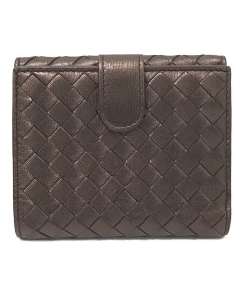 BOTTEGA VENETA（ボッテガベネタ）BOTTEGA VENETA (ボッテガベネタ) イントレチャート2つ折り財布 サイズ:下記参照の古着・服飾アイテム