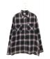 RHC Ron Herman（アールエイチシーロンハーマン）の古着「Ombre Check Work Shirts」｜パープル