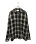 ROTT WEILER（ロットワイラー）の古着「Long sleeve open collar check shirt」｜ブラック