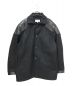 Maison Margiela（メゾンマルジェラ）の古着「Leather Wool Jacket」｜ブラック