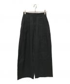 MYLANマイラン）の古着「Tack Gathered Pants」｜ブラック
