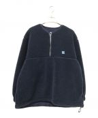 HELLY HANSENヘリーハンセン）の古着「Half-zip Crew-NAVY」｜ネイビー