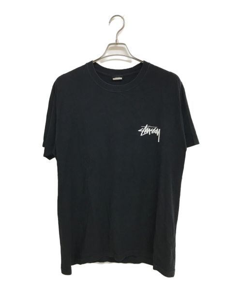 stussy（ステューシー）stussy (ステューシー) プリントTシャツ ブラック サイズ:Mの古着・服飾アイテム