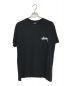 stussy（ステューシー）の古着「プリントTシャツ」｜ブラック