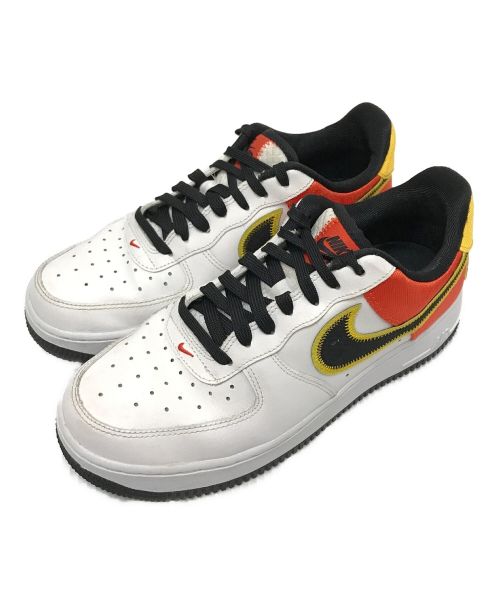 NIKE（ナイキ）NIKE (ナイキ) AIR FORCE 1 07 LV8 ホワイト×オレンジ サイズ:25.0cmの古着・服飾アイテム