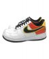 NIKE (ナイキ) AIR FORCE 1 07 LV8 ホワイト×オレンジ サイズ:25.0cm：5800円