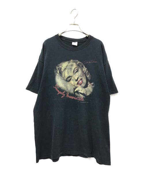 JERZEES（ジャージーズ）JERZEES (ジャージーズ) Marilyn MonroeプリントTシャツ ブラック サイズ:XLの古着・服飾アイテム