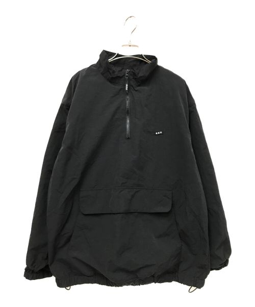 GOD SELECTION XXX（ゴッドセレクショントリプルエックス）GOD SELECTION XXX (ゴッドセレクショントリプルエックス) HALF ZIP TRACK JACKET ブラック サイズ:Mの古着・服飾アイテム