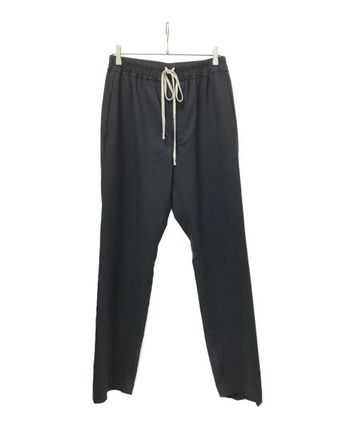 RICK OWENS（リックオウエンス）RICK OWENS (リック オウエンス) DRAWSTRING SLIM LONG WOOL PANTS ブラック サイズ:48の古着・服飾アイテム