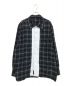 SEQUEL（シークエル）の古着「LINE NEL CHECK SHIRT」｜ブラック