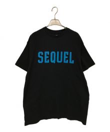 SEQUEL（シークエル）の古着「ロゴプリントTシャツ」｜ブラック