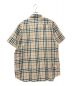 BURBERRY LONDON (バーバリー ロンドン) 半袖ノバチェックシャツ ベージュ サイズ:LL：12800円