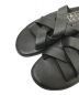 中古・古着 ISLAND SLIPPER (アイランドスリッパ) レザーサンダル ブラック サイズ:8：6800円