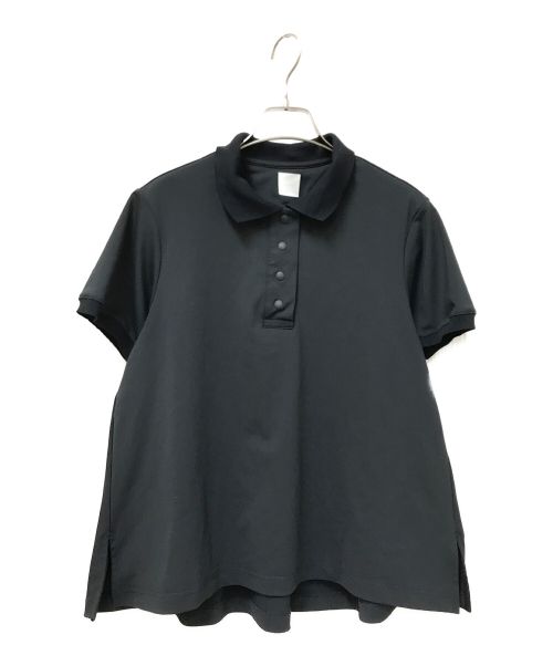 SEESET（シーセット）SEESET (シーセット) クールラックAラインポロ ブラック サイズ:Fの古着・服飾アイテム