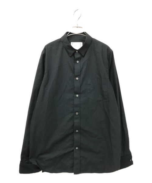 sacai（サカイ）sacai (サカイ) 袖レイヤードシャツ ブラック サイズ:3の古着・服飾アイテム